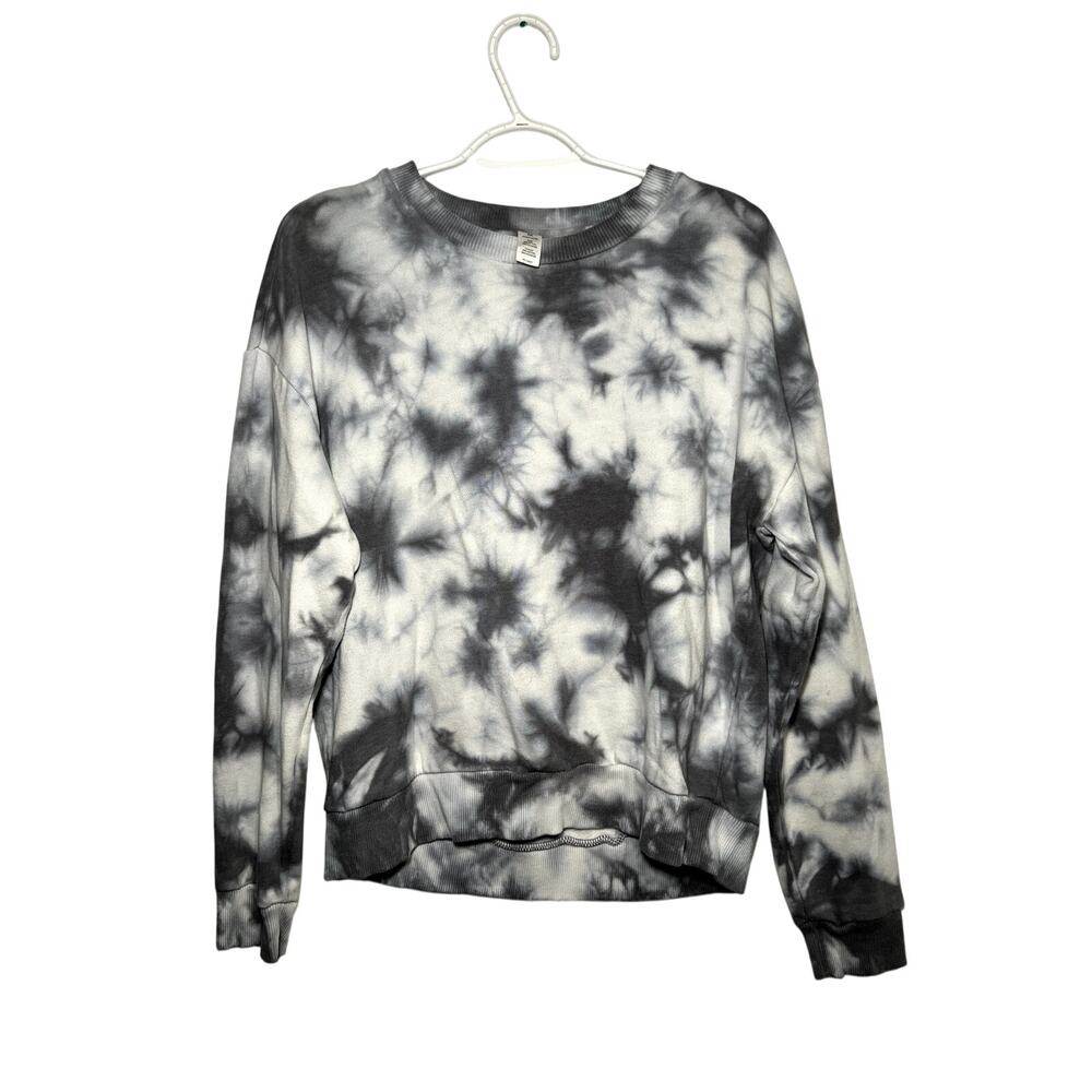 90 Degree by reflex tie dye crew neck sweater womens medium lounge eclectic